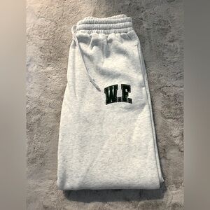 White Fox Gray Joggers